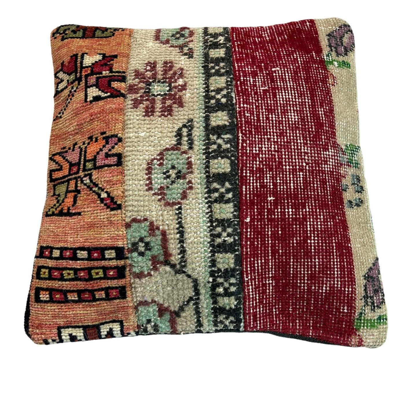 40 x 40 cm , Vintage Turkish Cushion Cover , Vintage Handgemachte Kissenbezug