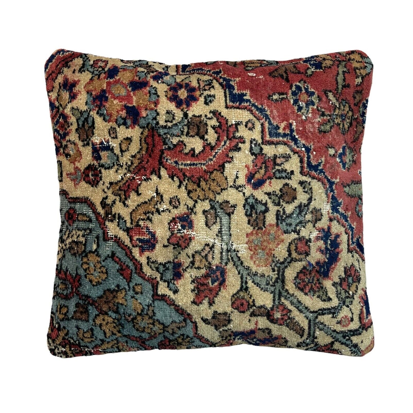 45 x 45 cm , Vintage Turkish Cushion Cover , Vintage Handgemachte Kissenbezug