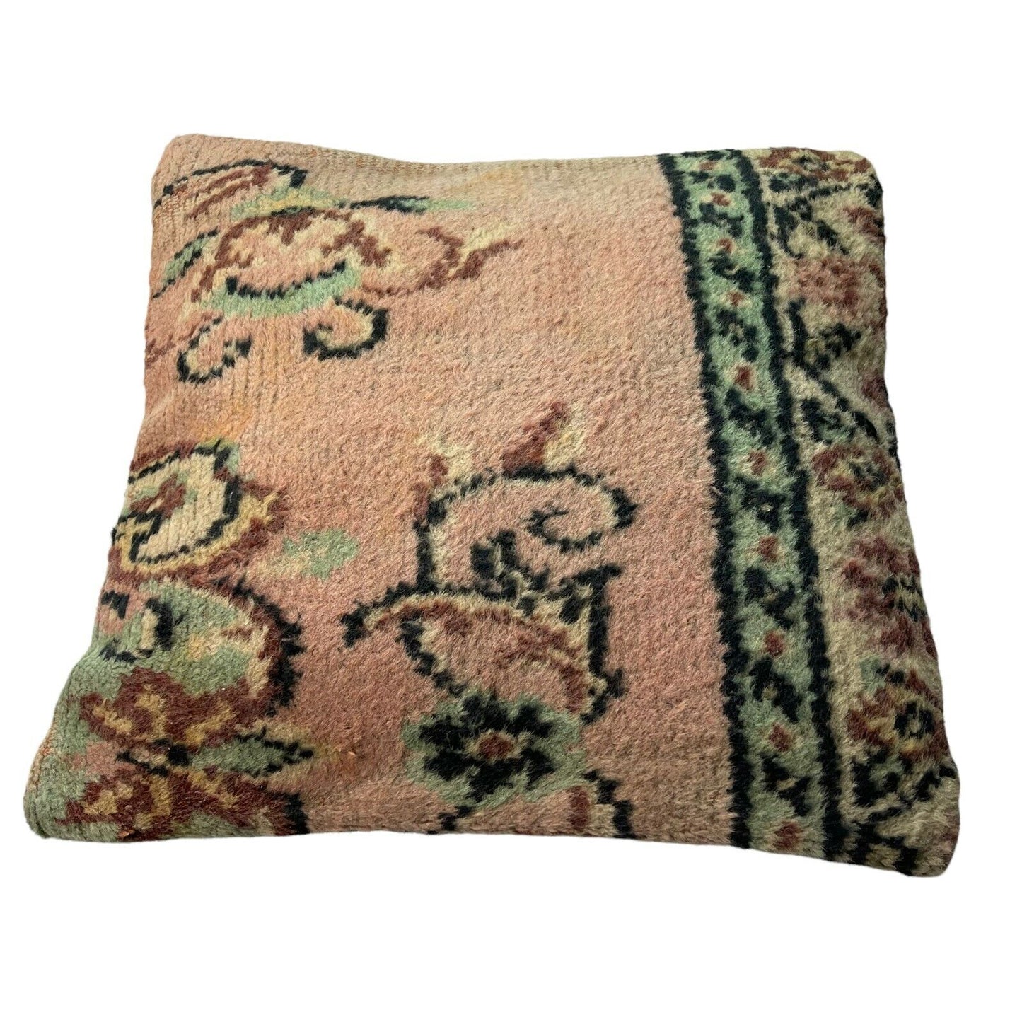 45 x 45 cm , Vintage Turkish Cushion Cover , Vintage Handgemachte Kissenbezug