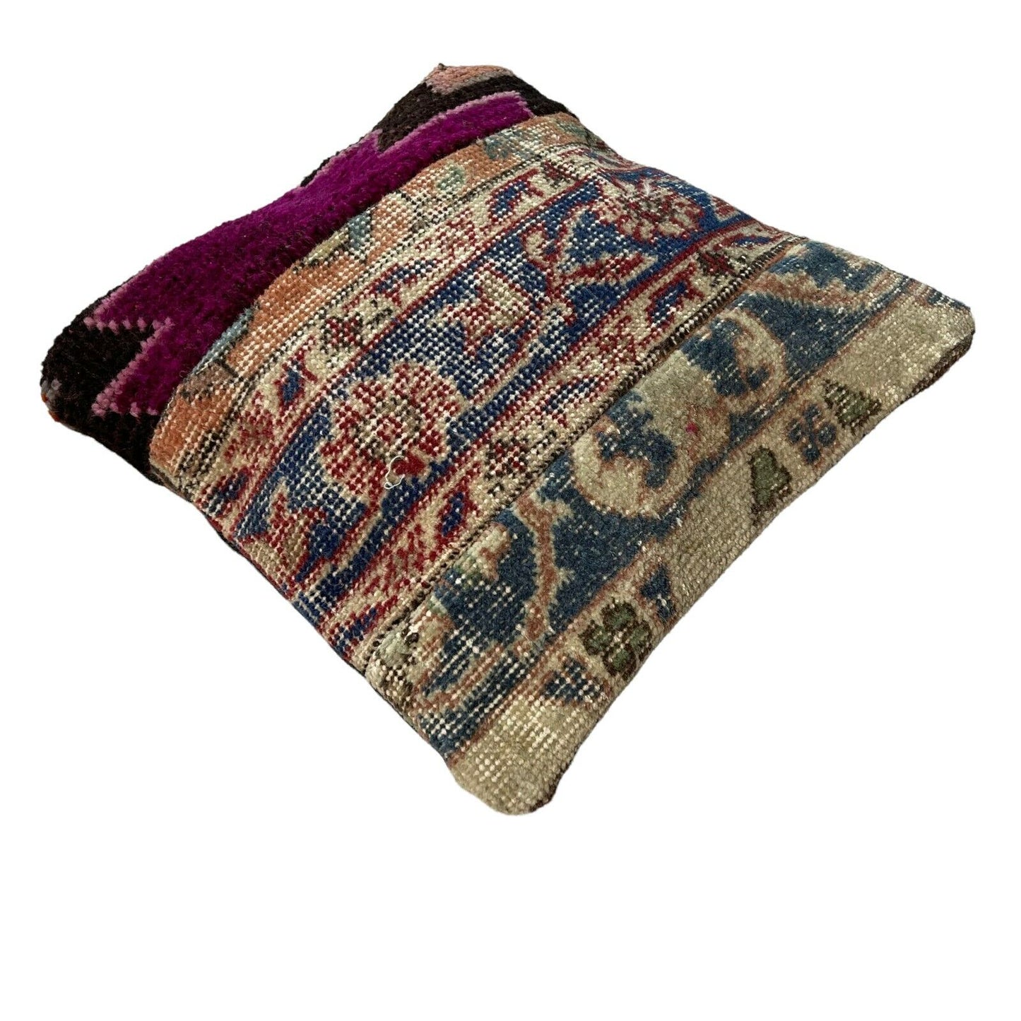 40 x 40 cm , Vintage Turkish Cushion Cover , Vintage Handgemachte Kissenbezug