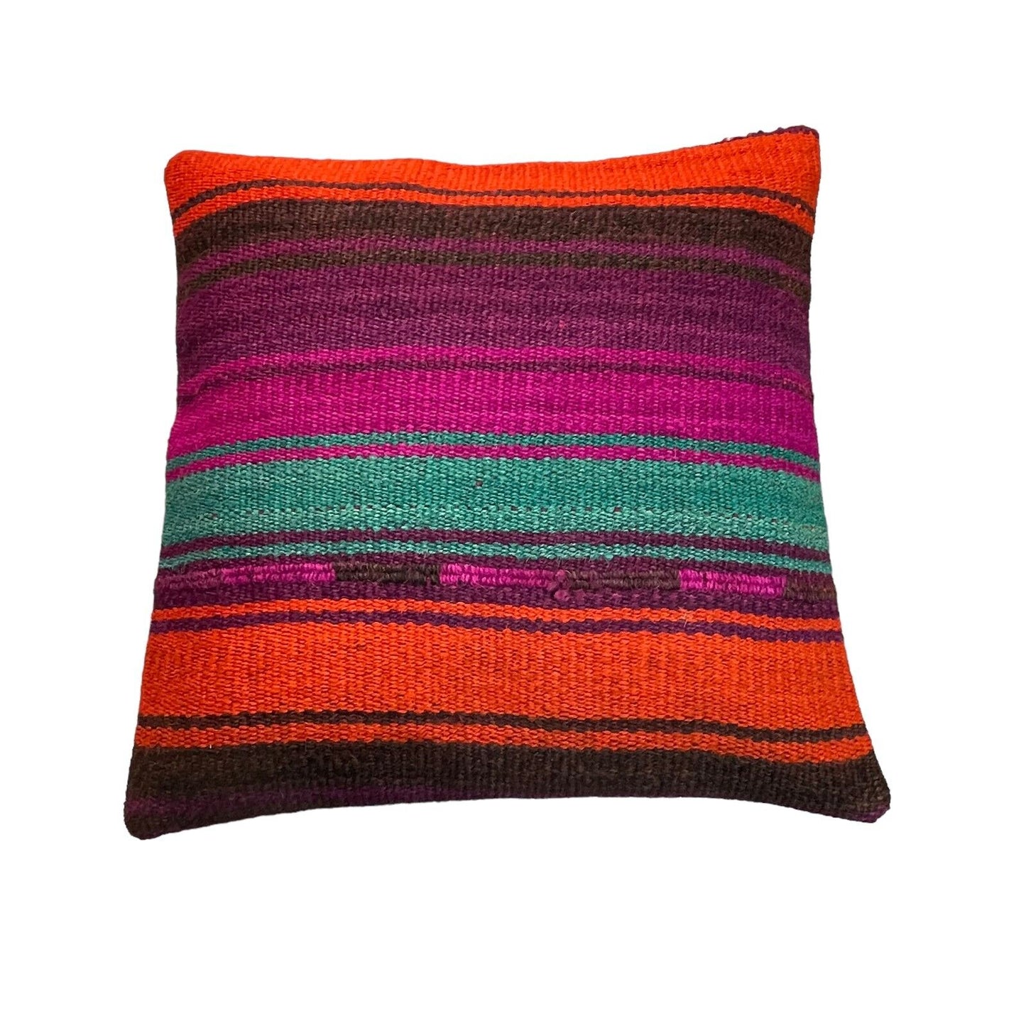Einzigartige Kelim-Kissen,Turkish Kilim Pillow,16'×16' Funda De Cojín Kilim