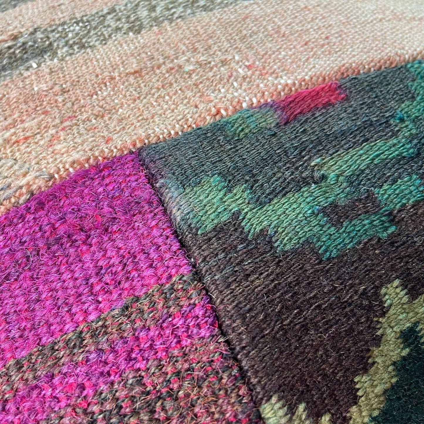 Einzigartige Kelim-Kissen,Turkish Kilim Pillow,16'×16' Funda De Cojín Kilim