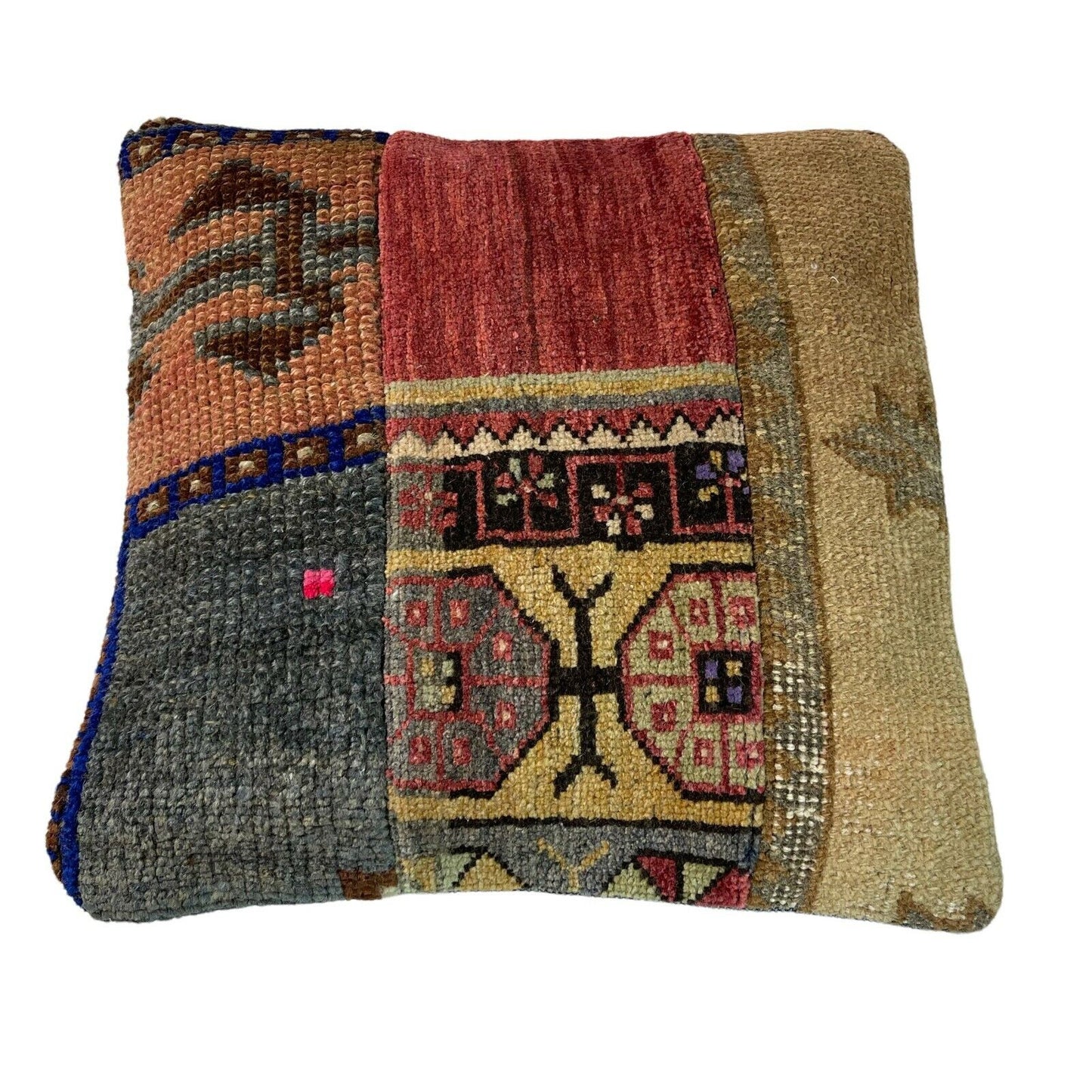 40 x 40 cm , Vintage Turkish Cushion Cover , Vintage Handgemachte Kissenbezug