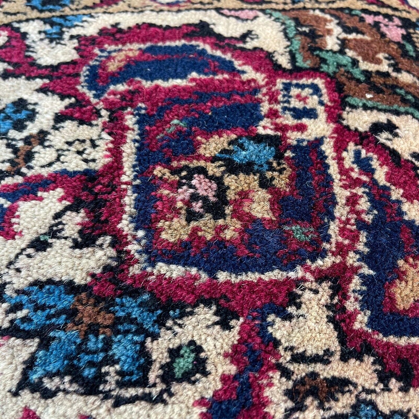 45x45 cm , Vintage Turkish Cushion Cover , Vintage Handgemachte Kissenbezug