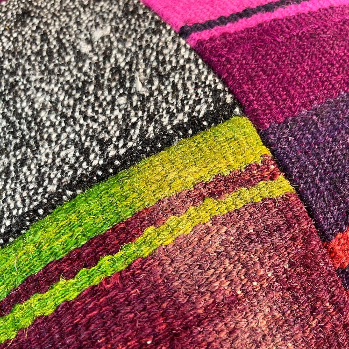 Kilim Housse de coussin 40x40 cm old vintage antique Kelim Coussin Boho Country
