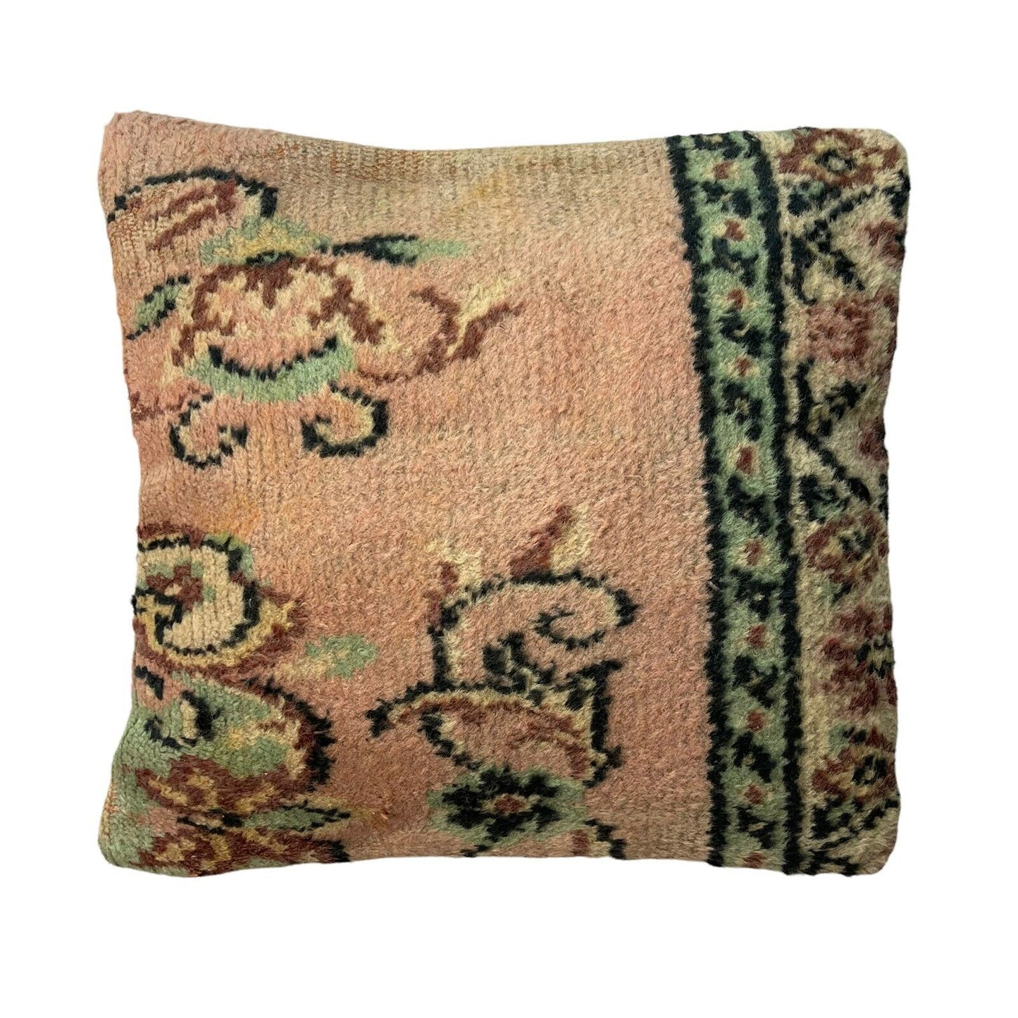 45 x 45 cm , Vintage Turkish Cushion Cover , Vintage Handgemachte Kissenbezug