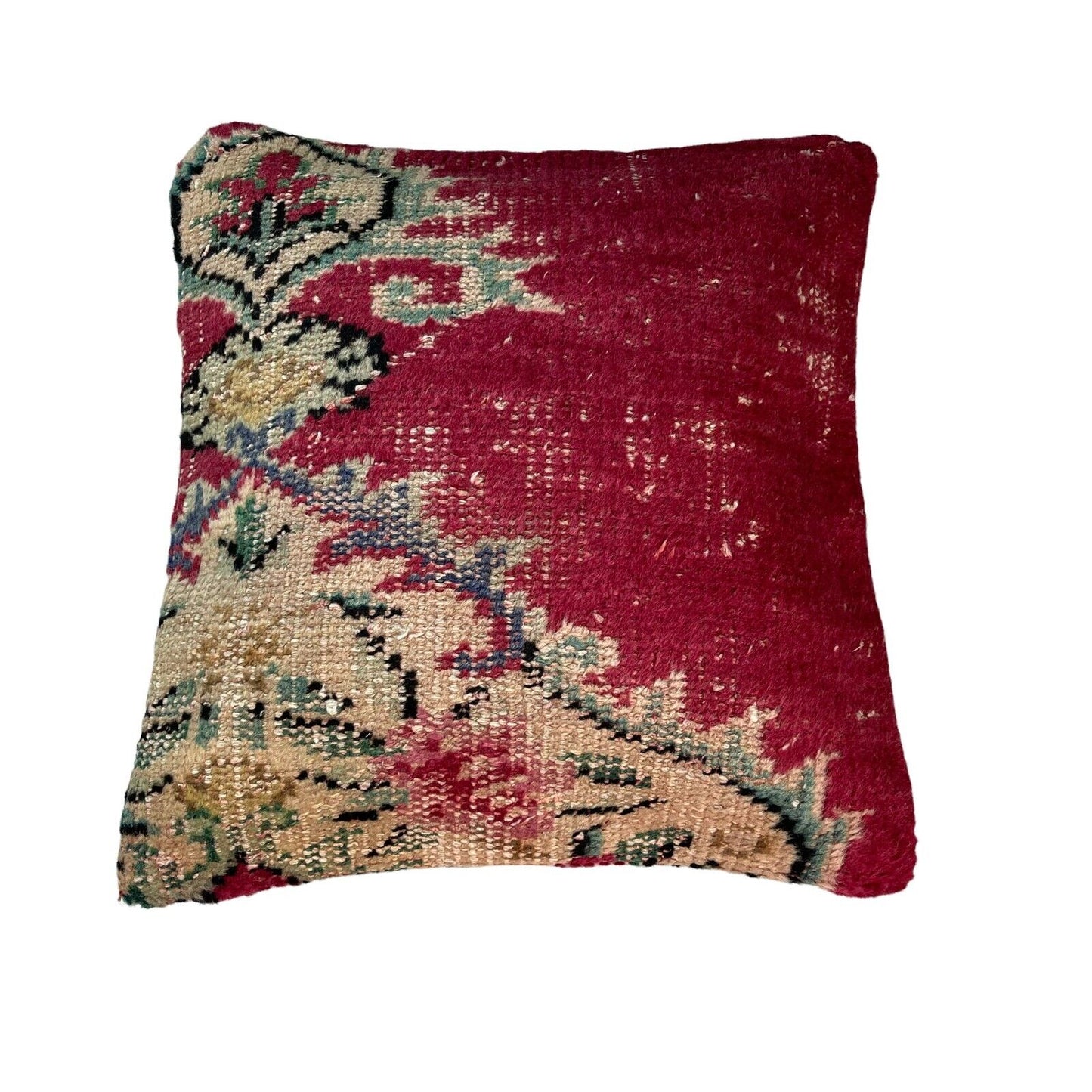 45 x 45 cm , Vintage Turkish Cushion Cover , Vintage Handgemachte Kissenbezug