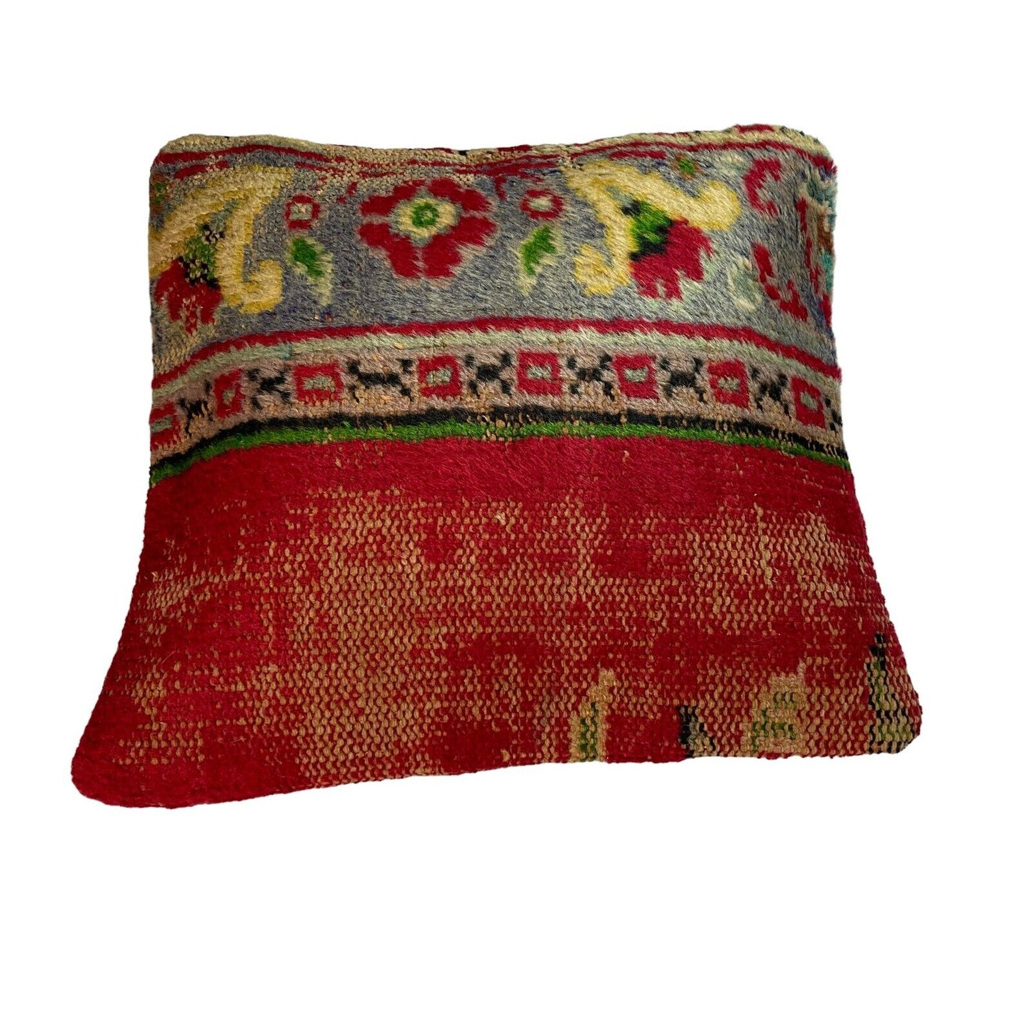 45x45 cm , Vintage Turkish Cushion Cover , Vintage Handgemachte Kissenbezug