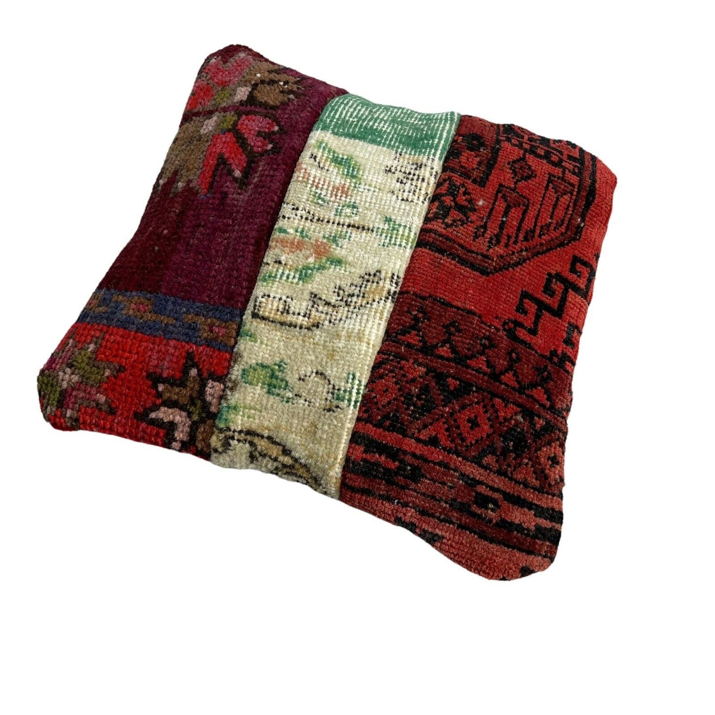 40 x 40 cm , Vintage Turkish Cushion Cover , Vintage Handgemachte Kissenbezug