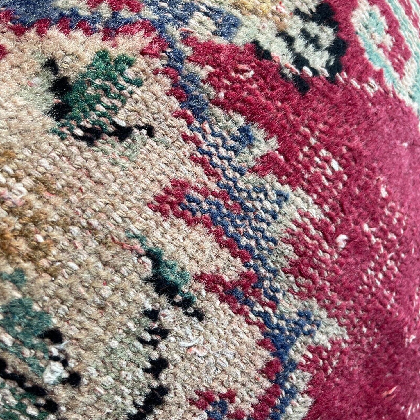 45 x 45 cm , Vintage Turkish Cushion Cover , Vintage Handgemachte Kissenbezug