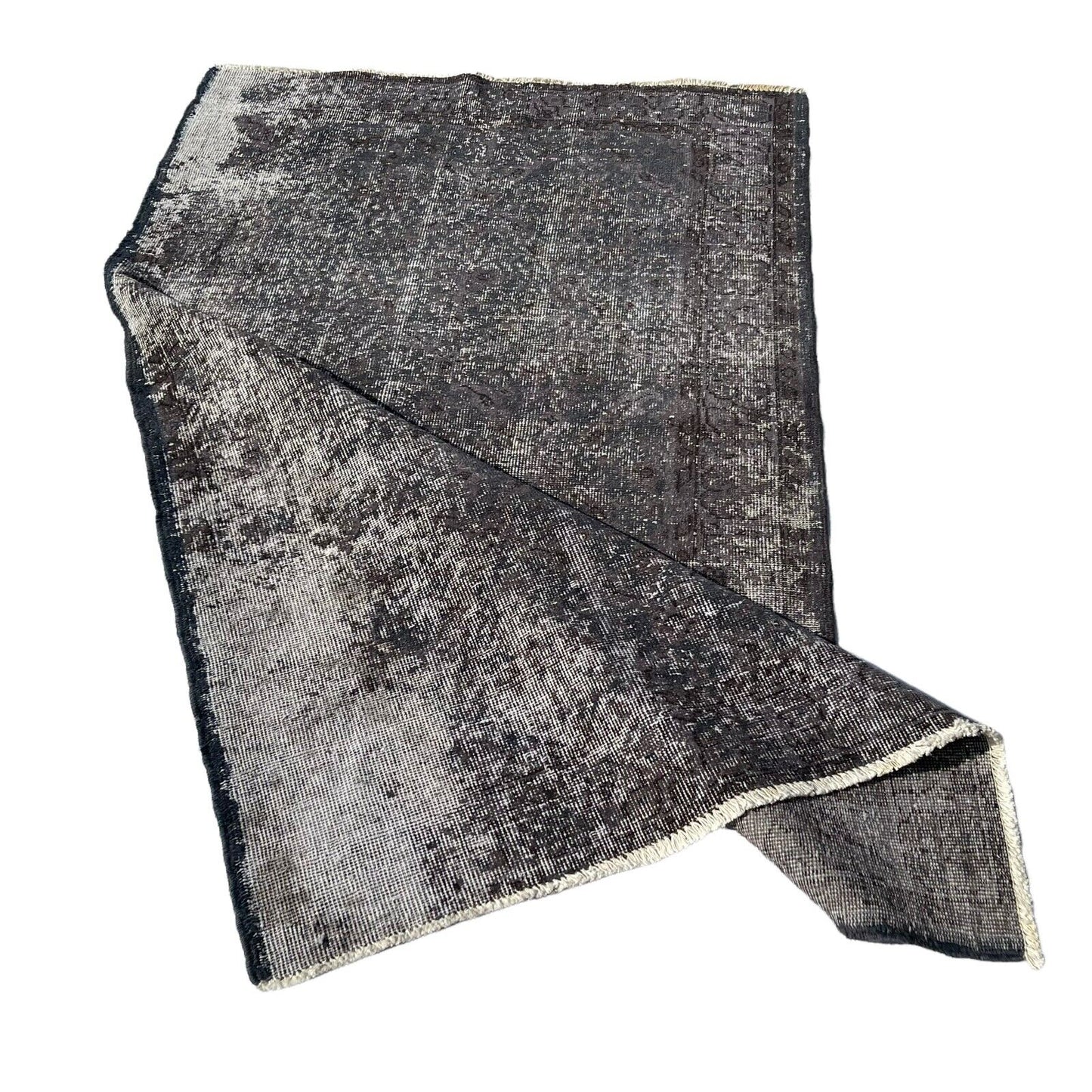 Distressed Overdyed Türkischer Teppich 196 x 110 cm Vintage Decorative Teppich