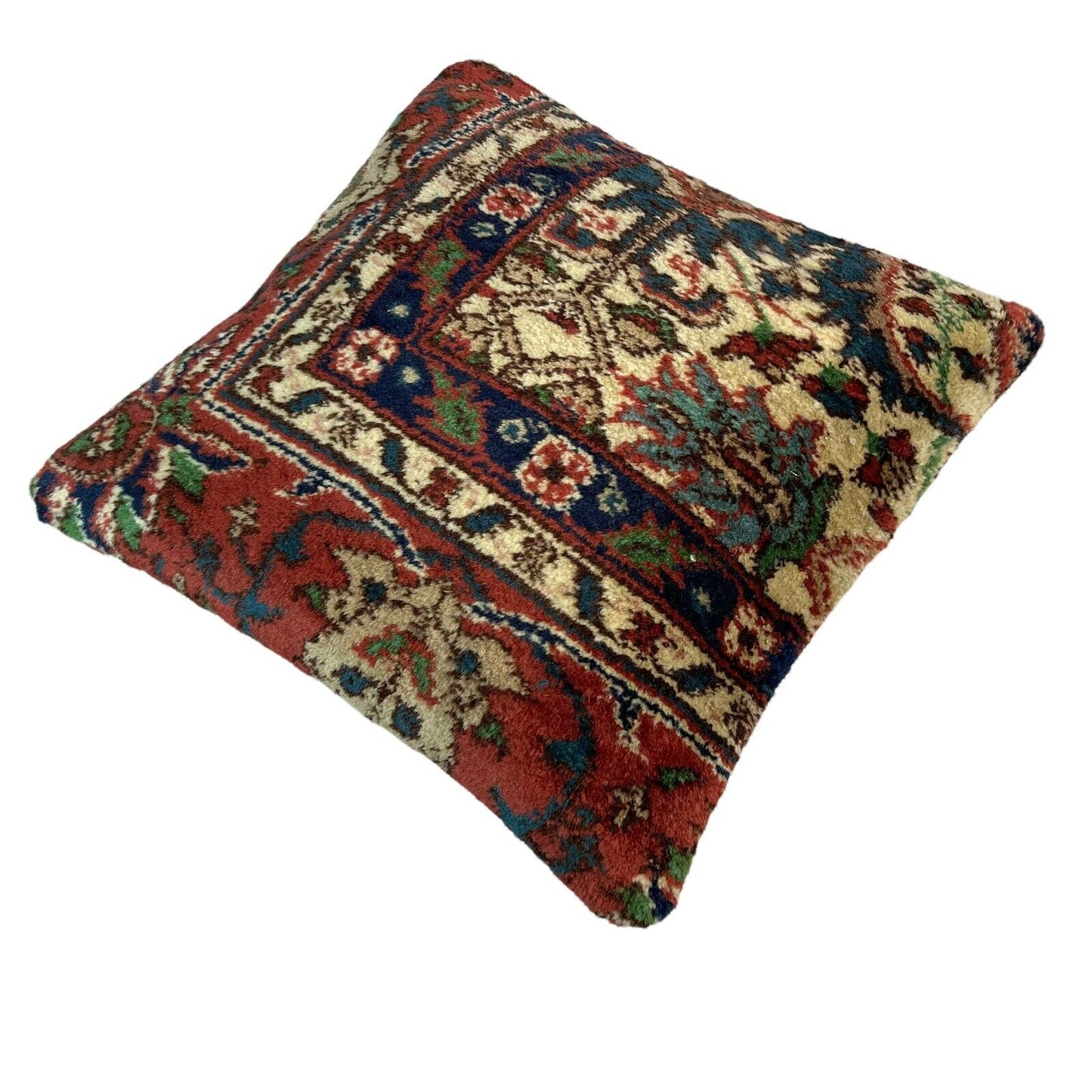 45 x 45 cm , Vintage Turkish Cushion Cover , Vintage Handgemachte Kissenbezug