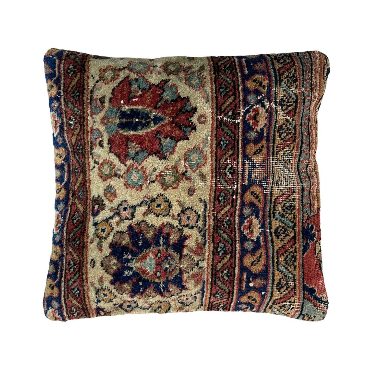 45 x 45 cm , Vintage Turkish Cushion Cover , Vintage Handgemachte Kissenbezug