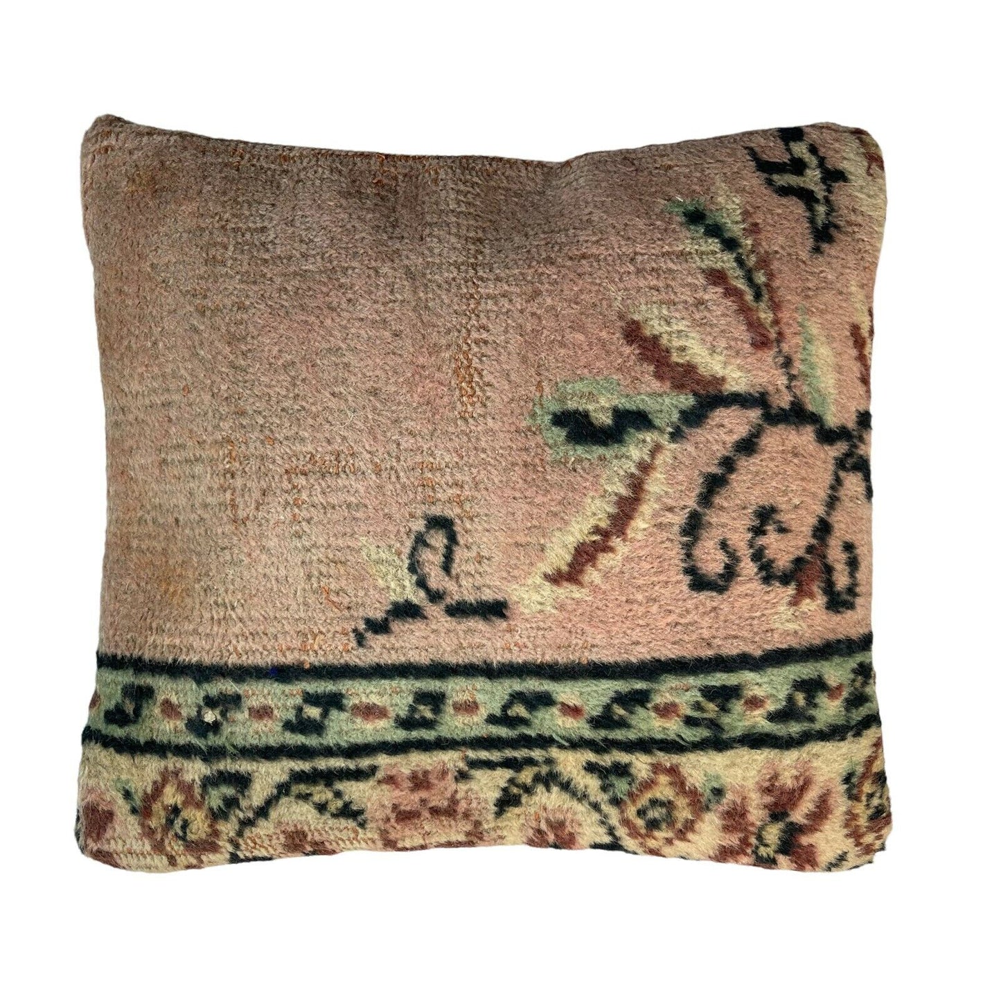 45 x 45 cm , Vintage Turkish Cushion Cover , Vintage Handgemachte Kissenbezug