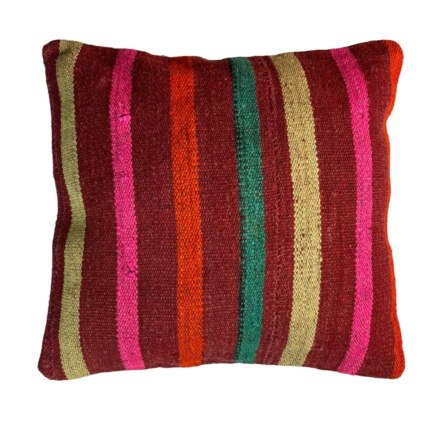 Einzigartige Kelim-Kissen,Turkish Kilim Pillow,16'×16' Funda De Cojín Kilim