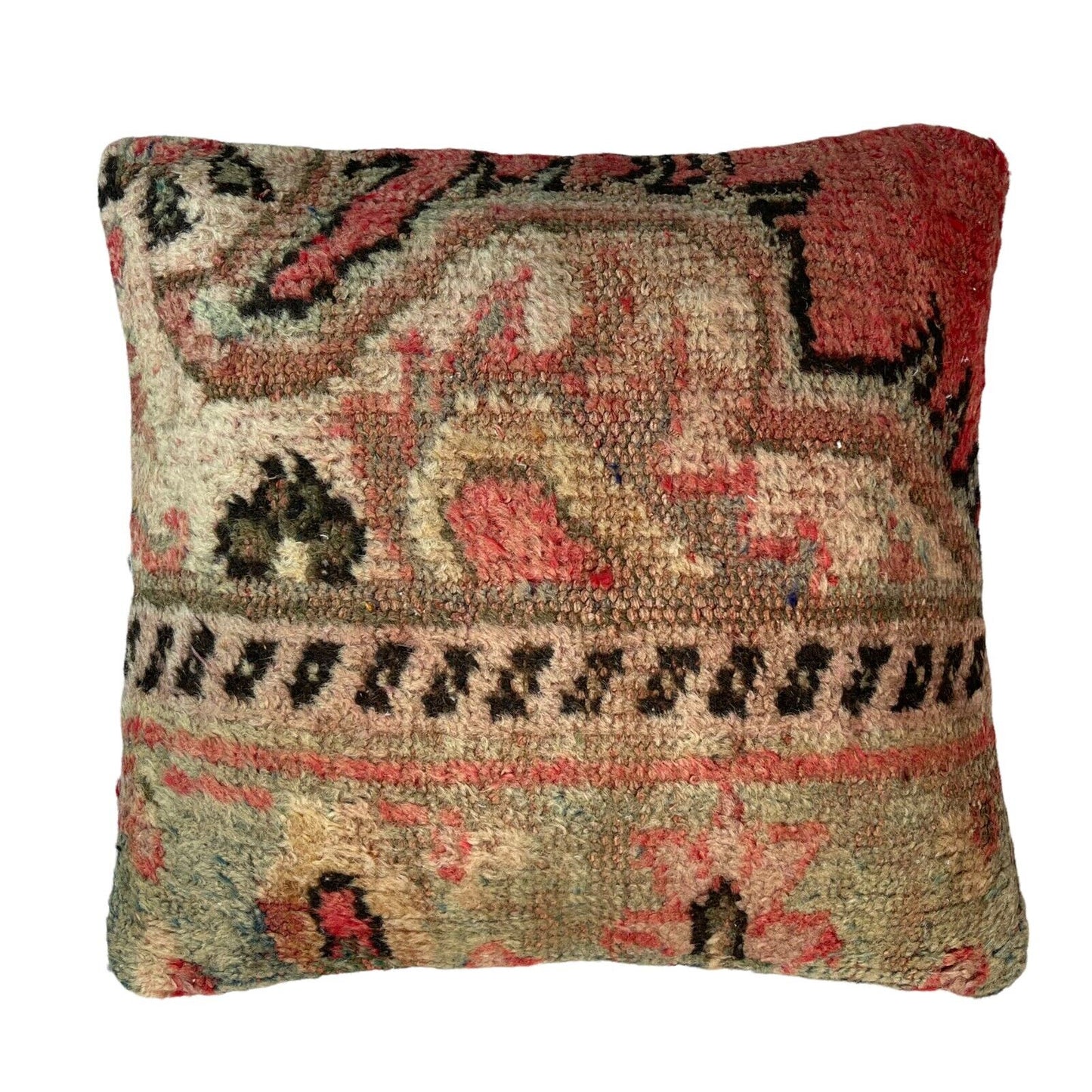 45 x 45 cm , Vintage Turkish Cushion Cover , Vintage Handgemachte Kissenbezug