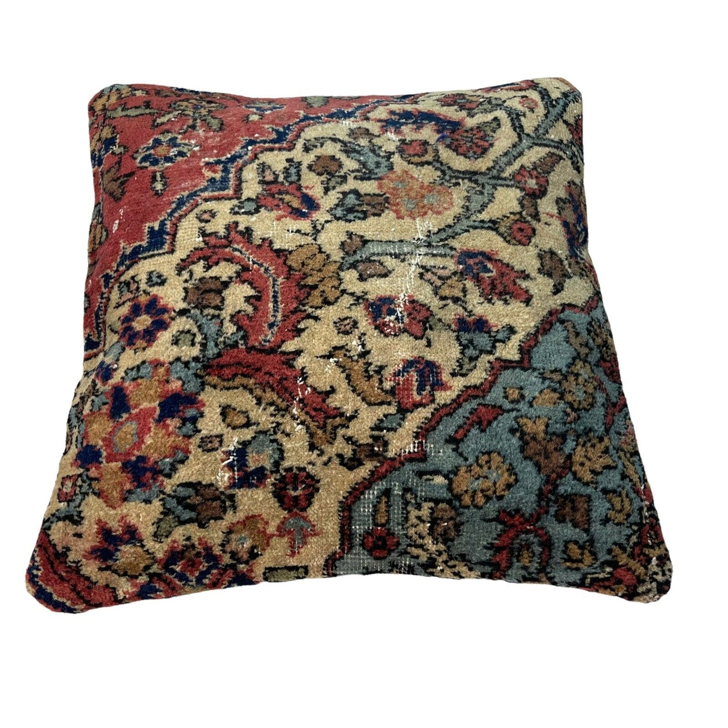 45 x 45 cm , Vintage Turkish Cushion Cover , Vintage Handgemachte Kissenbezug