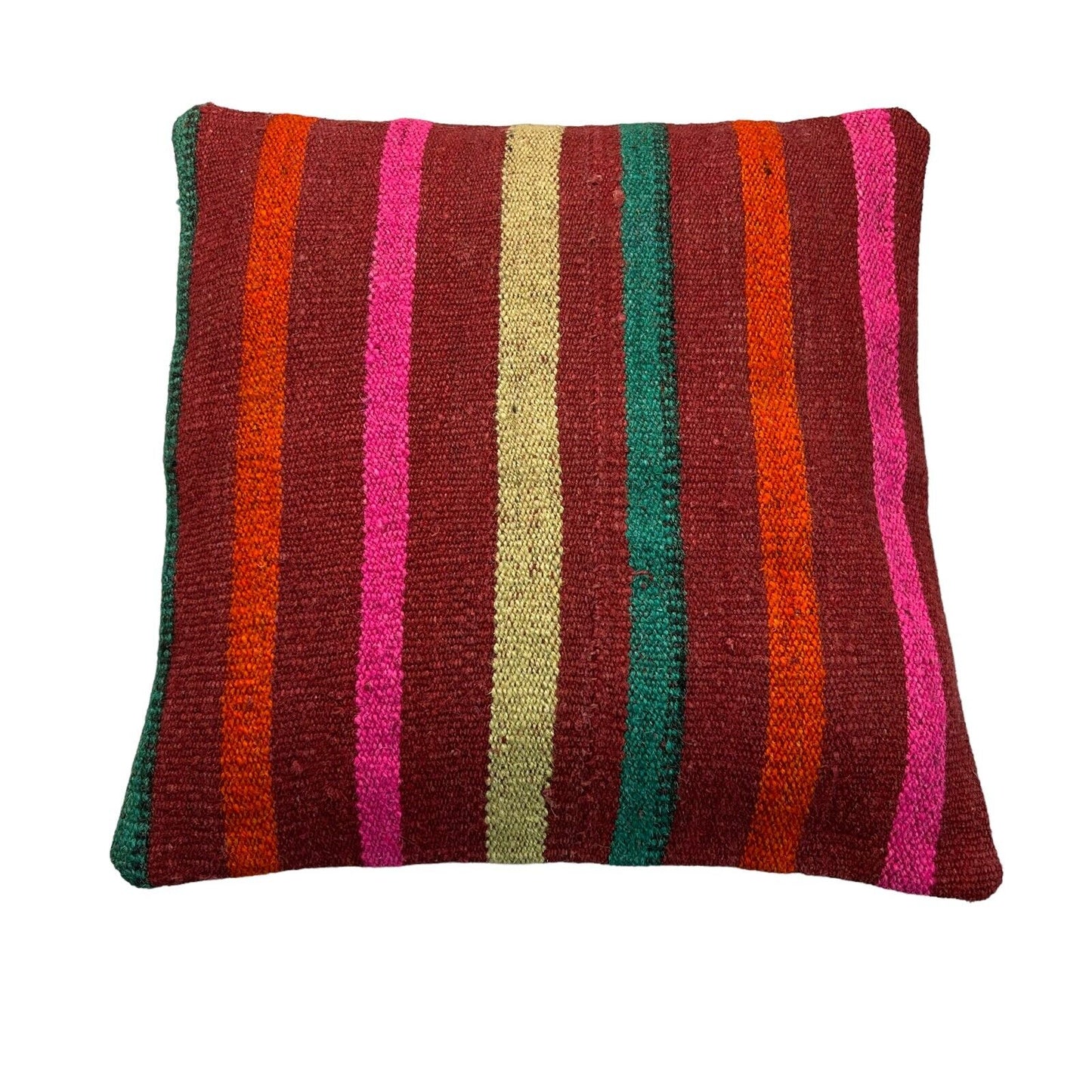 Einzigartige Kelim-Kissen,Turkish Kilim Pillow,16'×16' Funda De Cojín Kilim