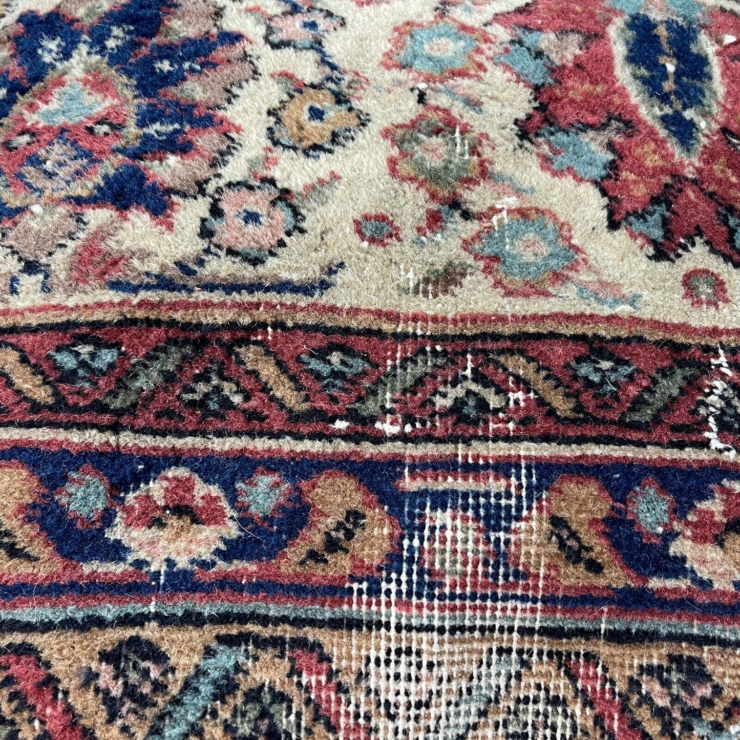 45 x 45 cm , Vintage Turkish Cushion Cover , Vintage Handgemachte Kissenbezug