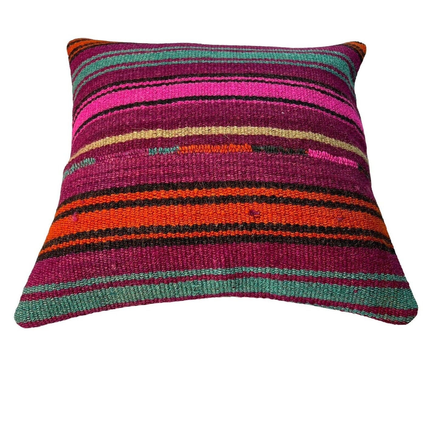 Einzigartige Kelim-Kissen,Turkish Kilim Pillow,16'×16' Funda De Cojín Kilim