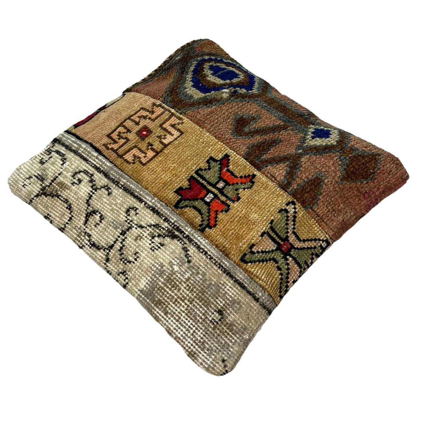 40 x 40 cm , Vintage Turkish Cushion Cover , Vintage Handgemachte Kissenbezug