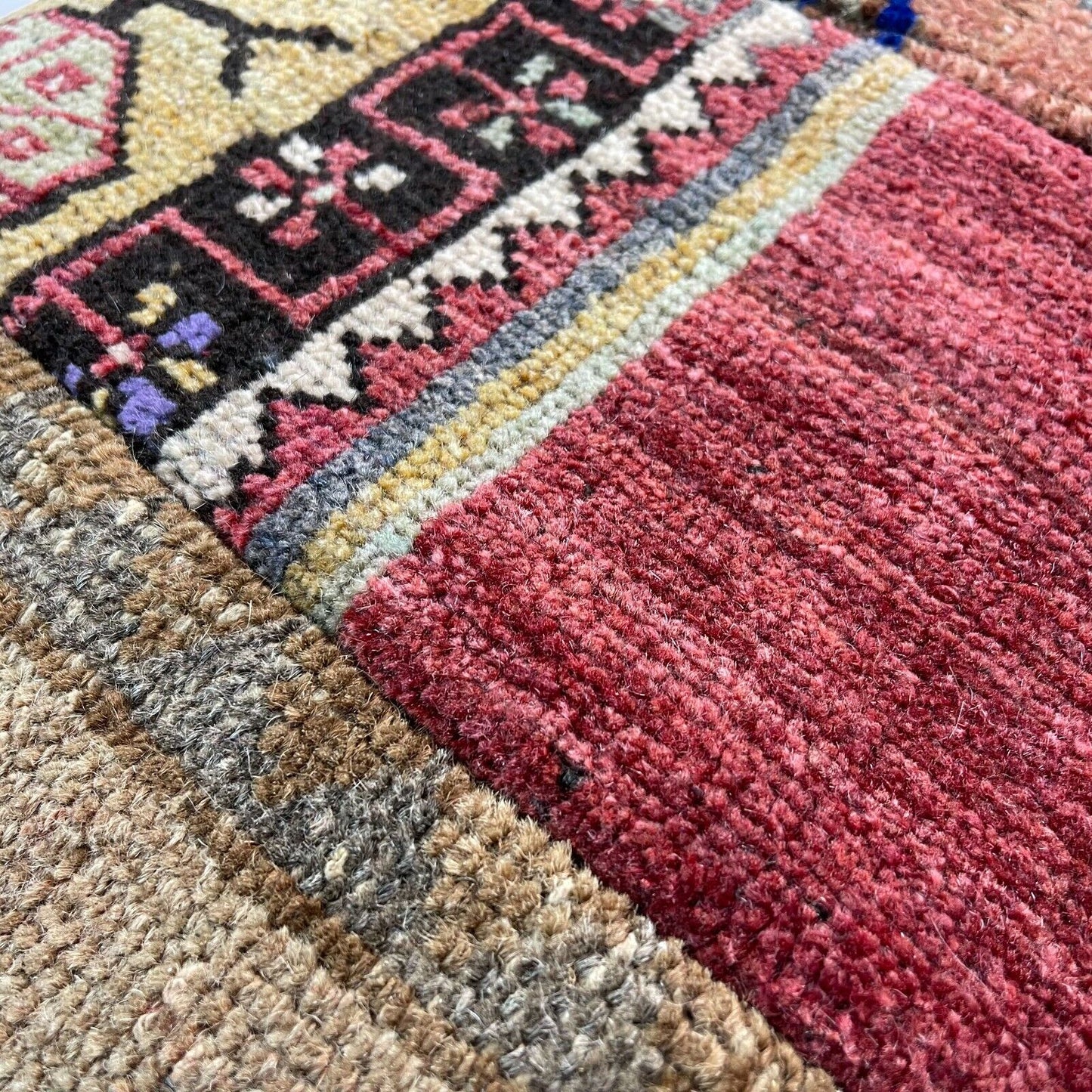 40 x 40 cm , Vintage Turkish Cushion Cover , Vintage Handgemachte Kissenbezug