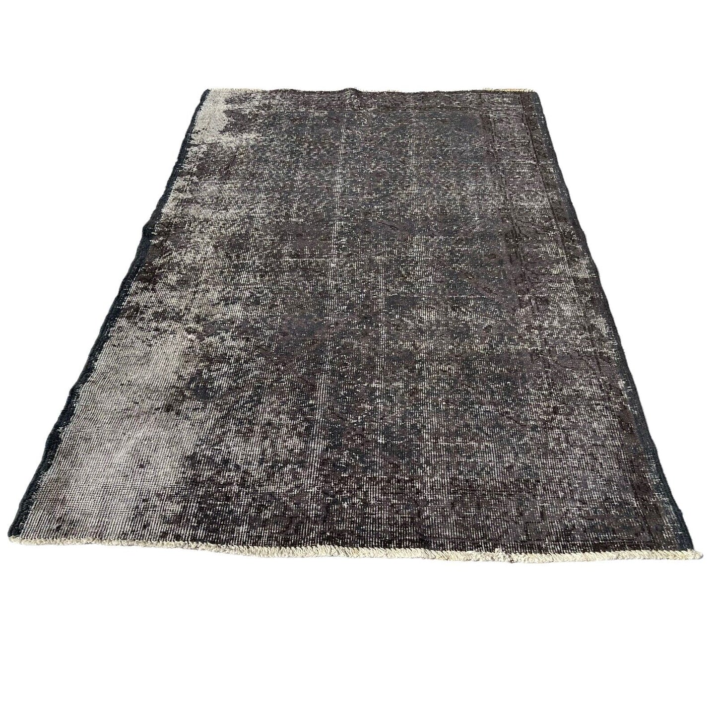 Distressed Overdyed Türkischer Teppich 196 x 110 cm Vintage Decorative Teppich