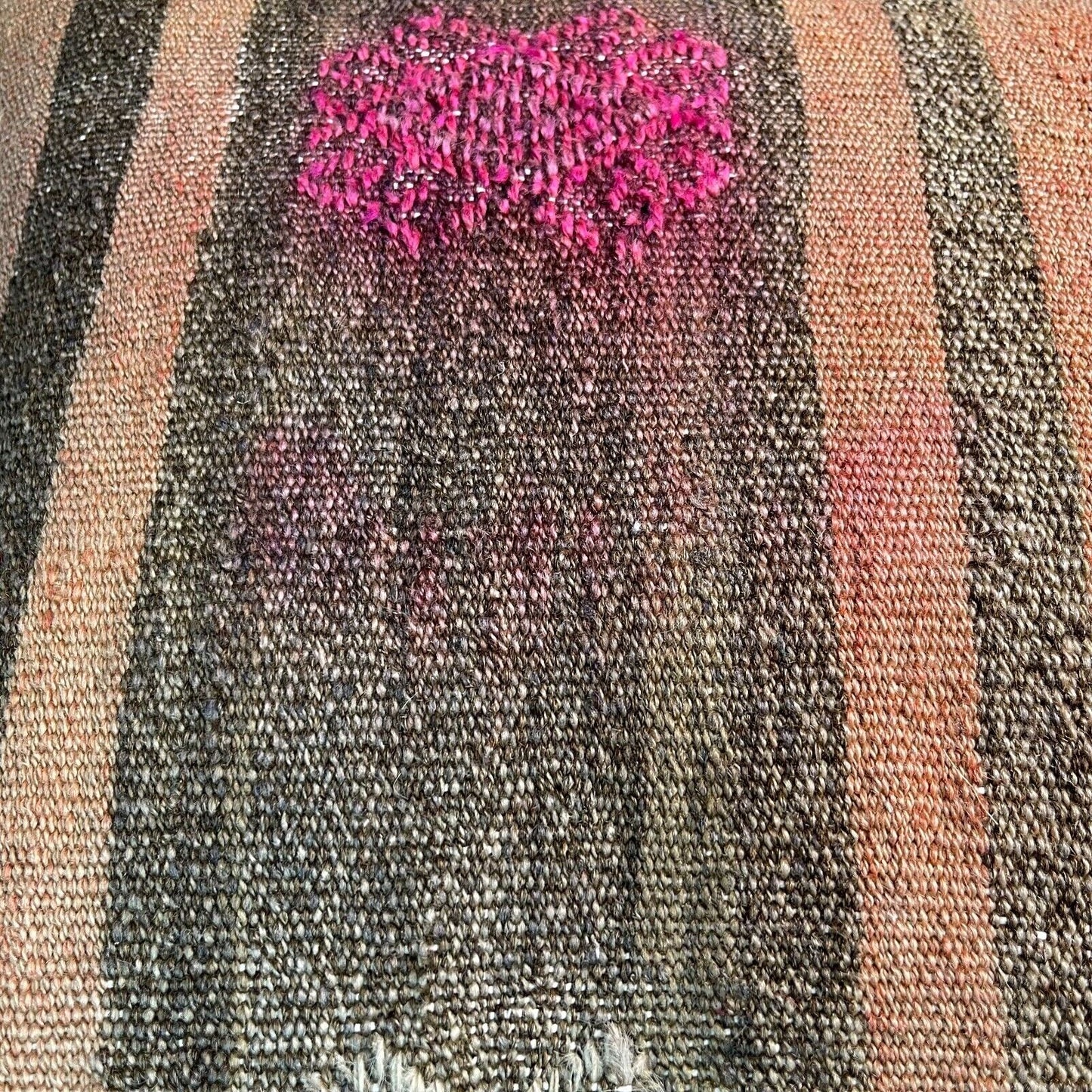 Einzigartige Kelim-Kissen,Turkish Kilim Pillow,16'×16' Funda De Cojín Kilim