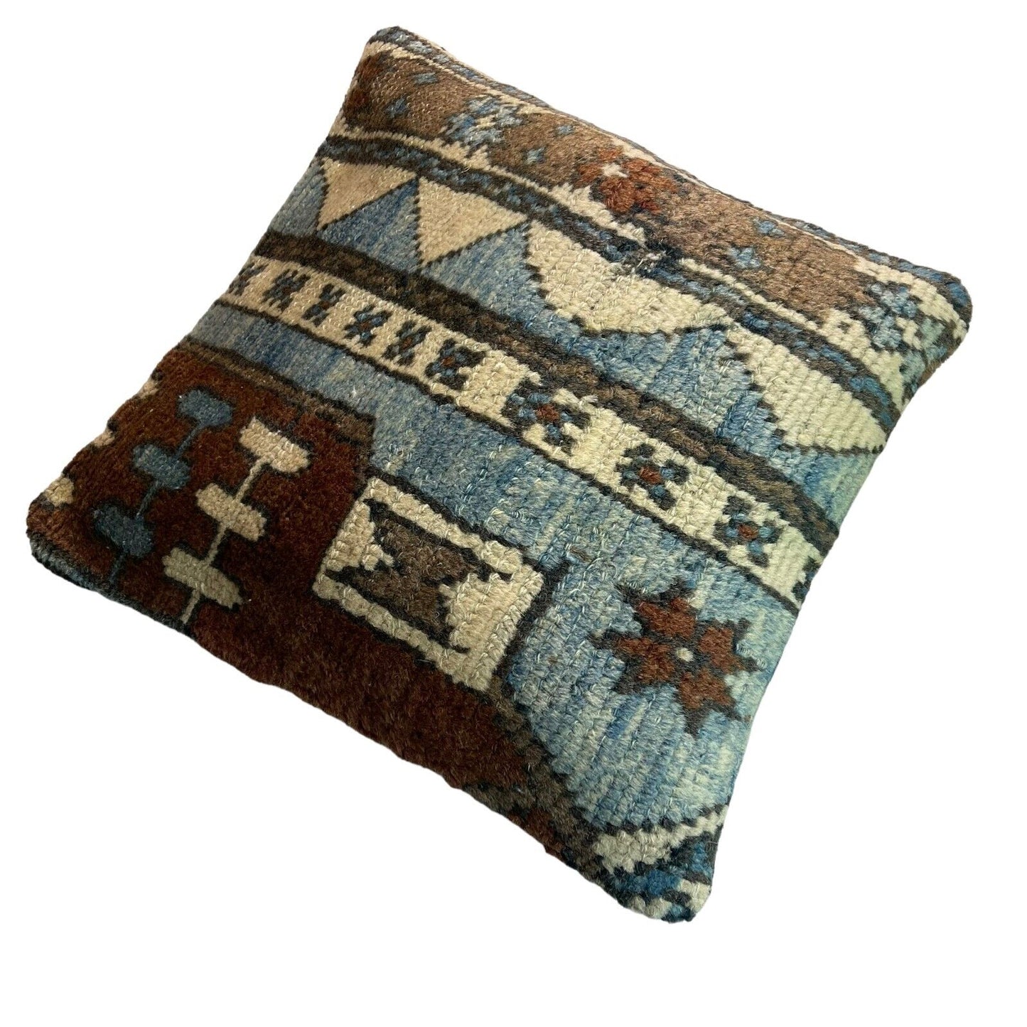 Einzigartige Kelim-Kissen,Turkish Kilim Pillow,16'×16' Funda De Cojín Kilim