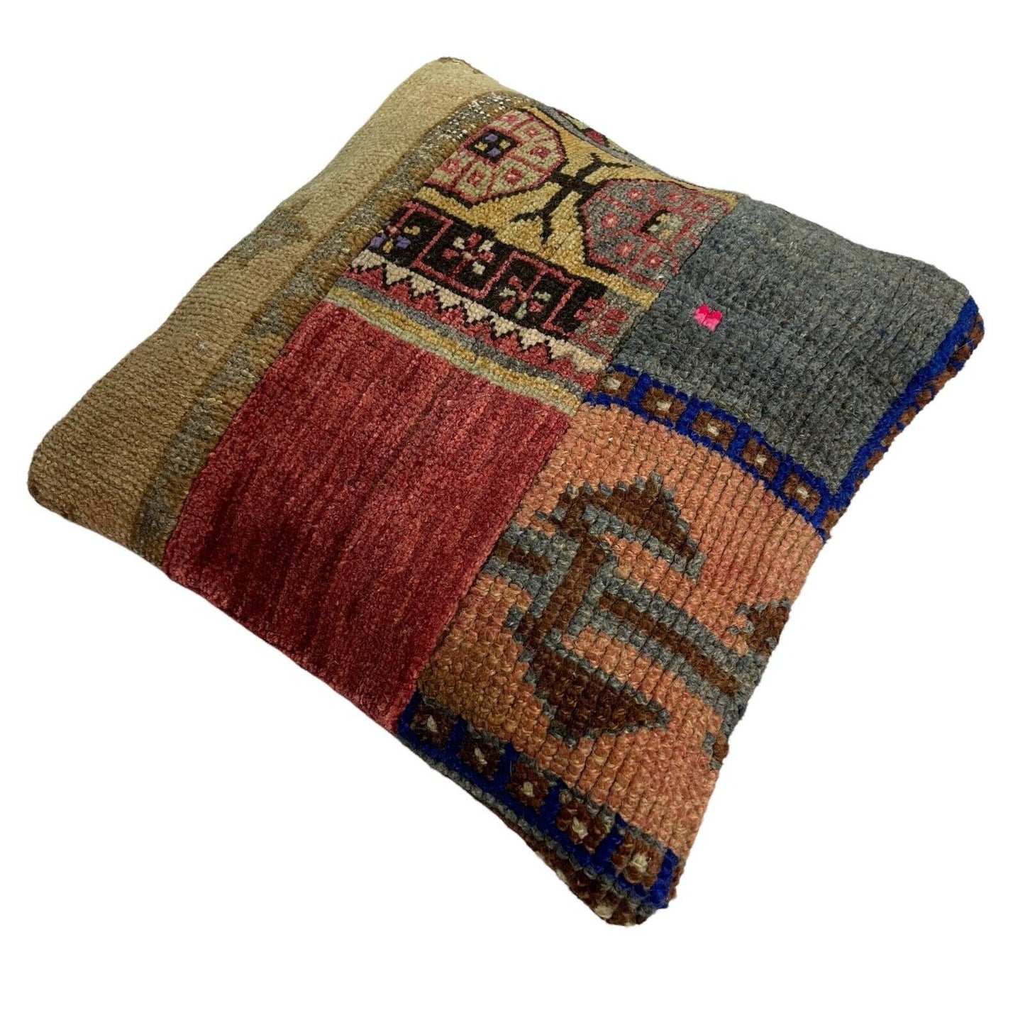 40 x 40 cm , Vintage Turkish Cushion Cover , Vintage Handgemachte Kissenbezug