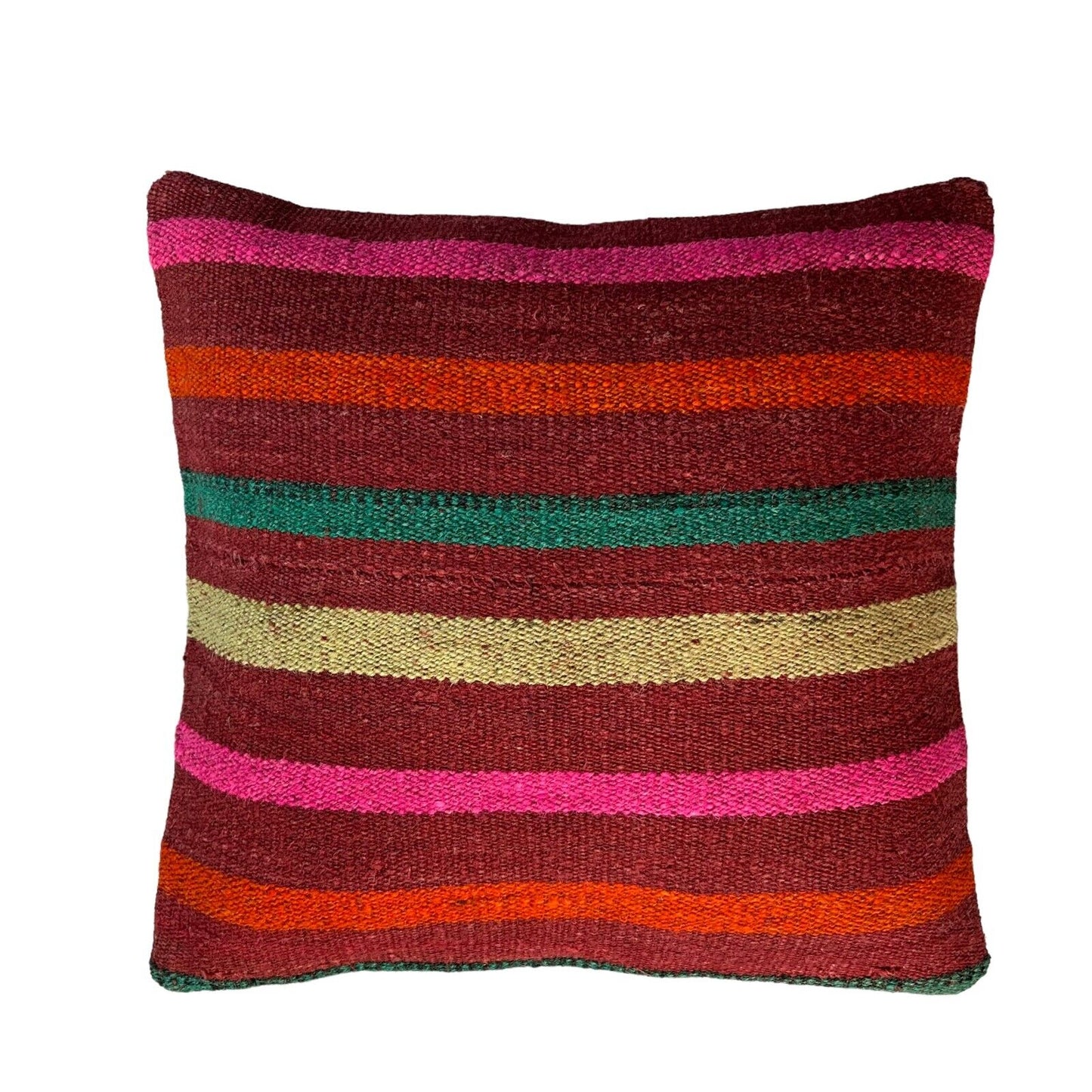 Kilim Housse de coussin 40x40 cm old vintage antique Kelim Coussin Boho Country