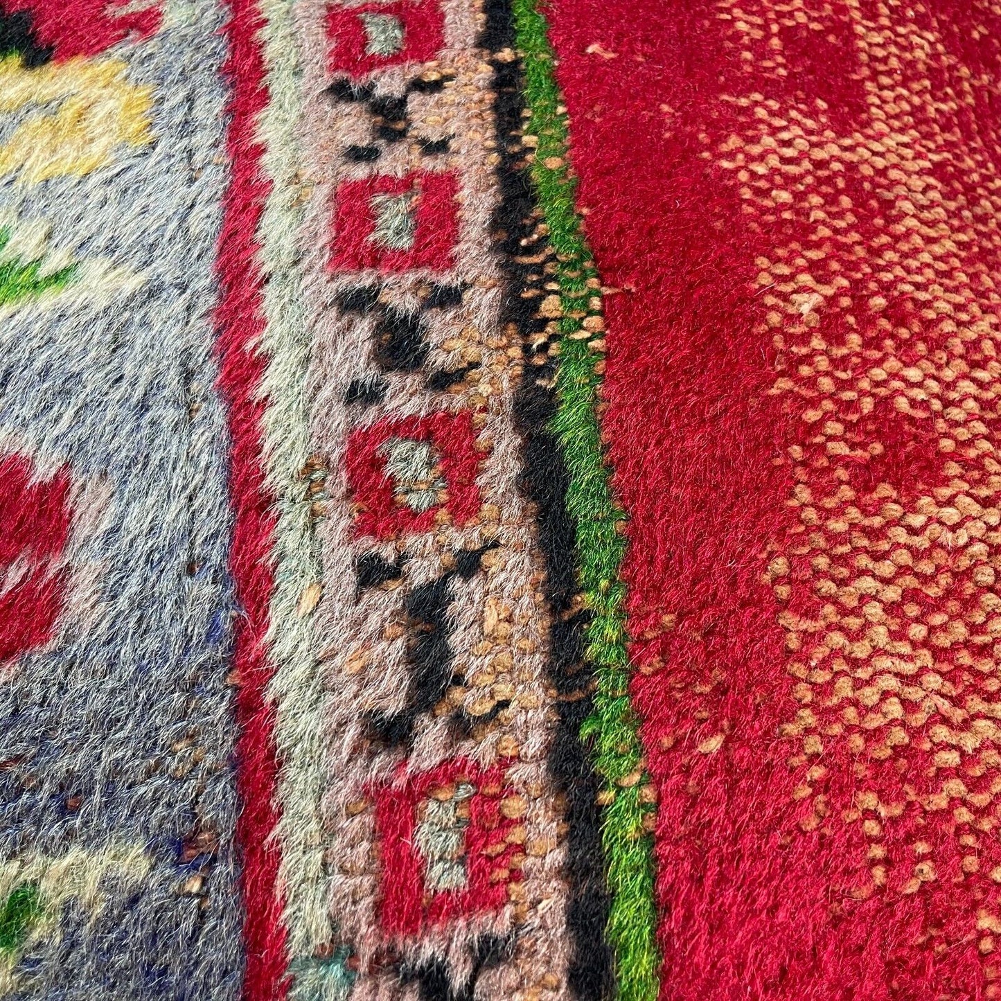 45x45 cm , Vintage Turkish Cushion Cover , Vintage Handgemachte Kissenbezug