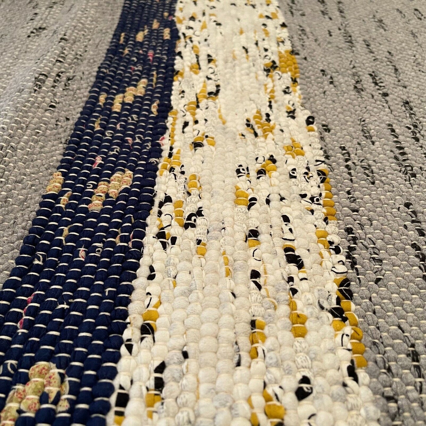 Brand New Traditional Turkish Runner , Rag Rug Runner 197 X 78 cm