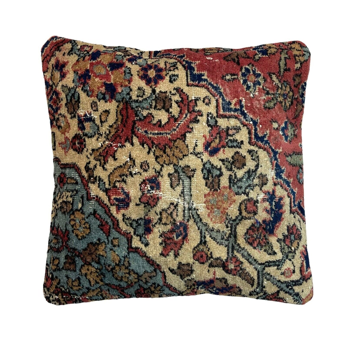 45 x 45 cm , Vintage Turkish Cushion Cover , Vintage Handgemachte Kissenbezug