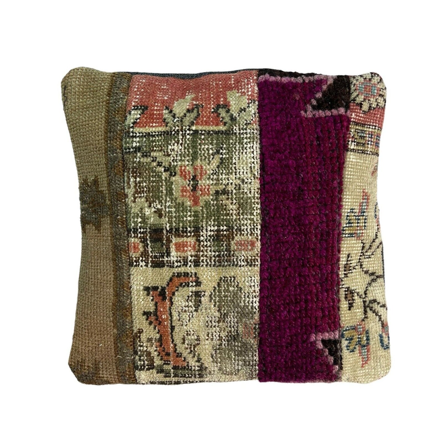 40 x 40 cm , Vintage Turkish Cushion Cover , Vintage Handgemachte Kissenbezug