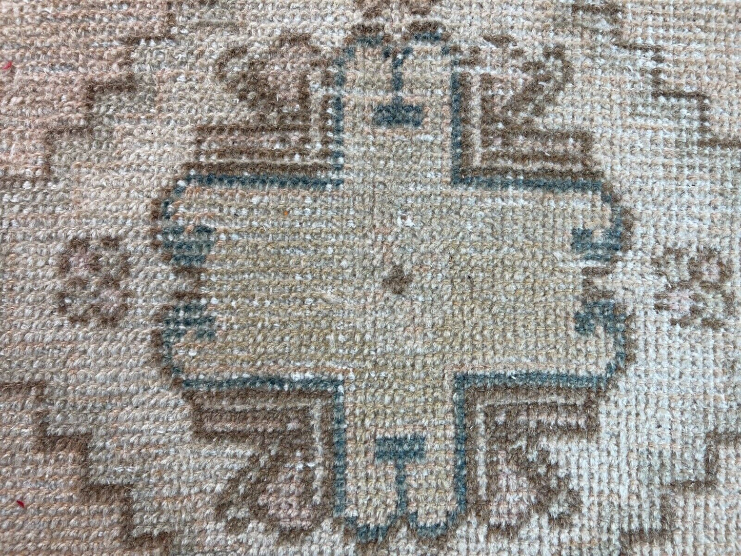 Traditionelle Vintage türkische Teppich, Vintage Turkish Rug 88 X40 cm