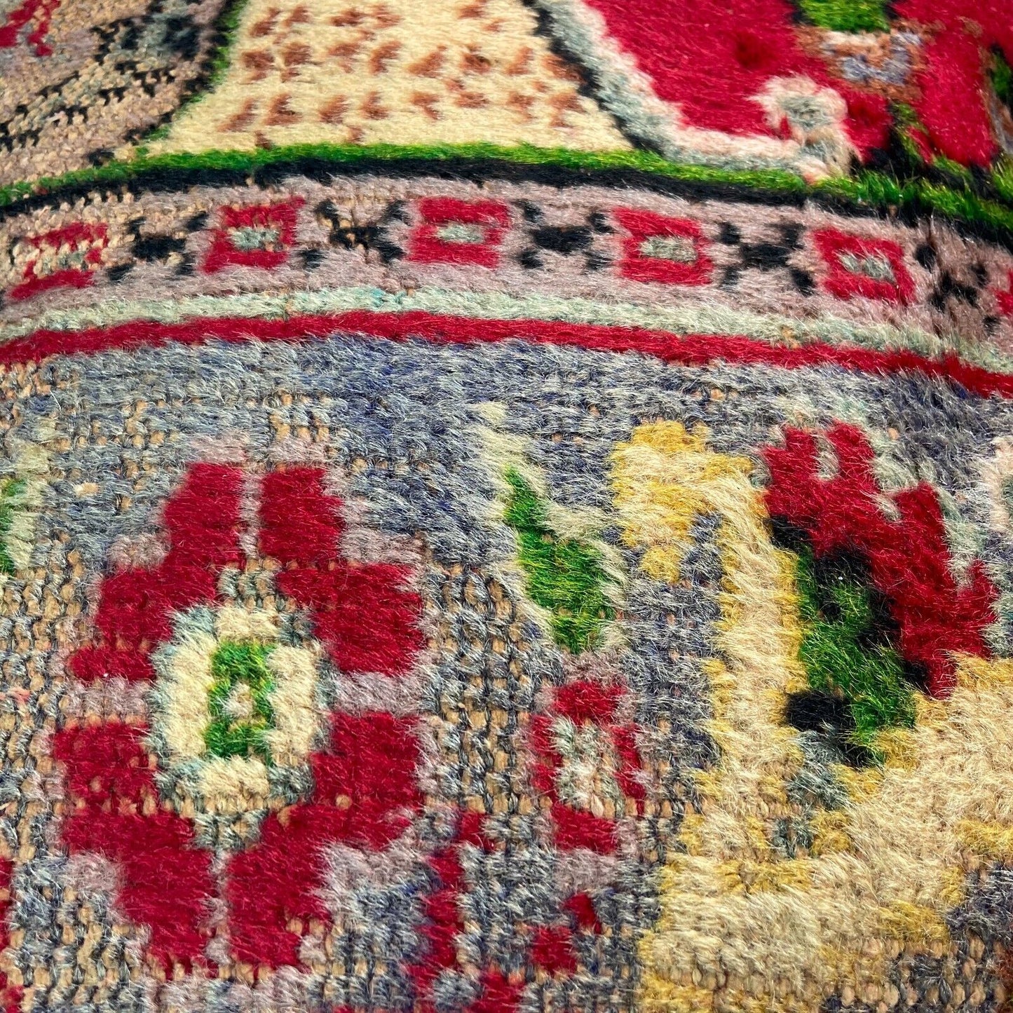 45 x 45 cm , Vintage Turkish Cushion Cover , Vintage Handgemachte Kissenbezug