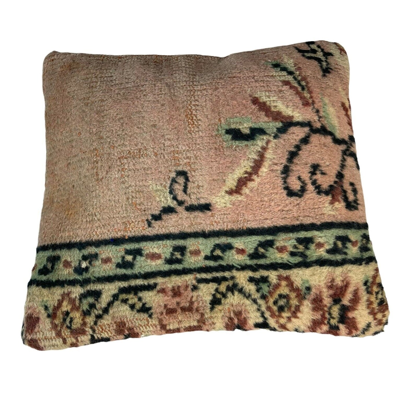 45 x 45 cm , Vintage Turkish Cushion Cover , Vintage Handgemachte Kissenbezug