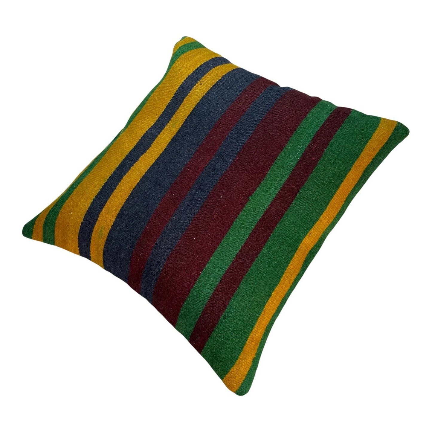 55x55CM ECHTE HANDGEWEBT VINTAGE KELIM KISSEN KISSENHÜLLE SITZKISSEN KISSENBEZUG
