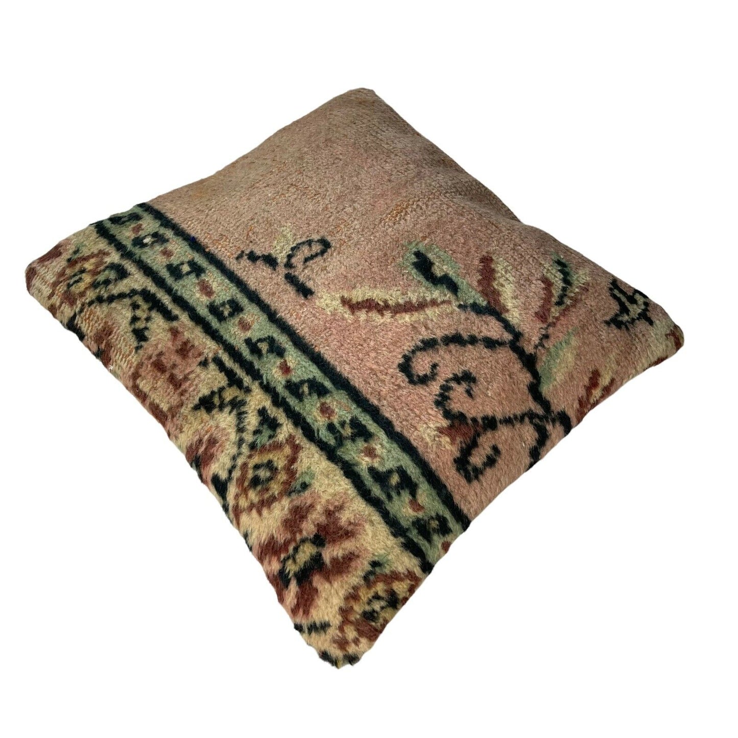 45 x 45 cm , Vintage Turkish Cushion Cover , Vintage Handgemachte Kissenbezug