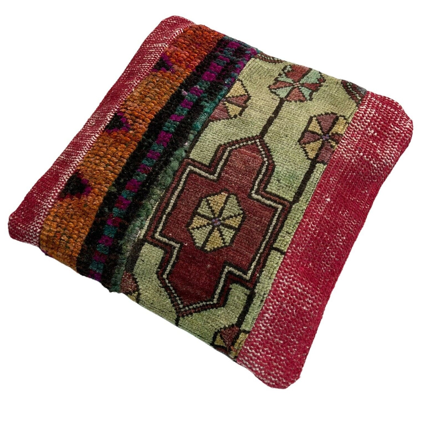40 x 40 cm , Vintage Turkish Cushion Cover , Vintage Handgemachte Kissenbezug