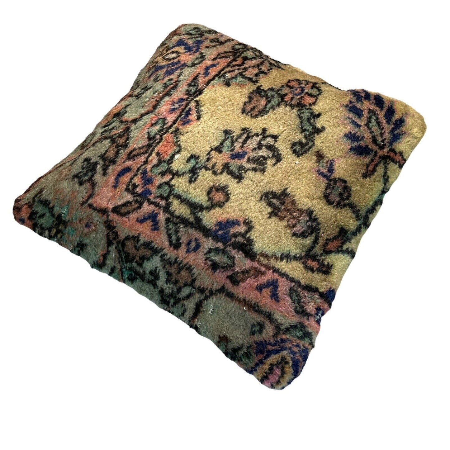 45 x 45 cm , Vintage Turkish Cushion Cover , Vintage Handgemachte Kissenbezug