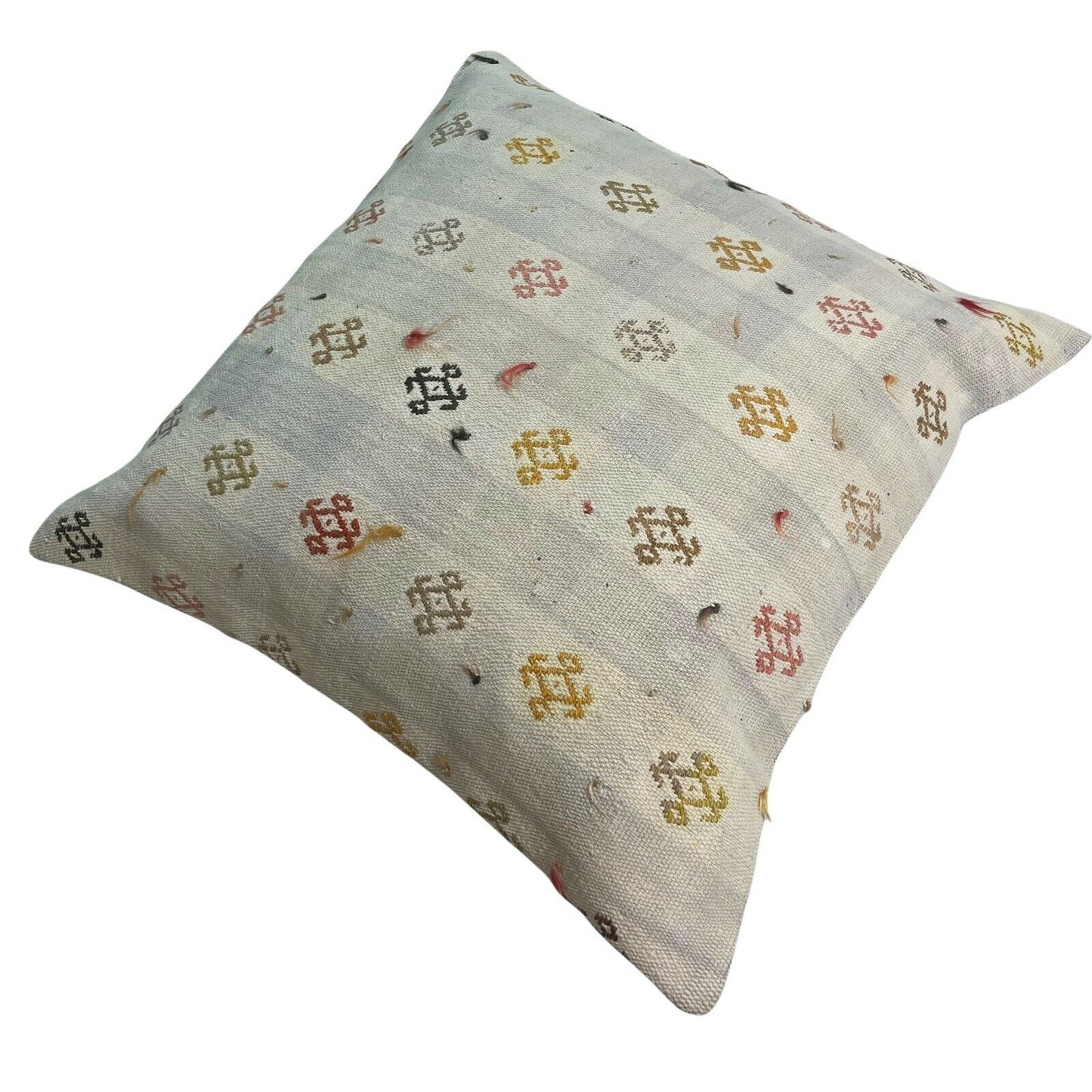 60x60CM ECHTE HANDGEWEBT VINTAGE KELIM KISSEN KISSENHÜLLE SITZKISSEN KISSENBEZUG