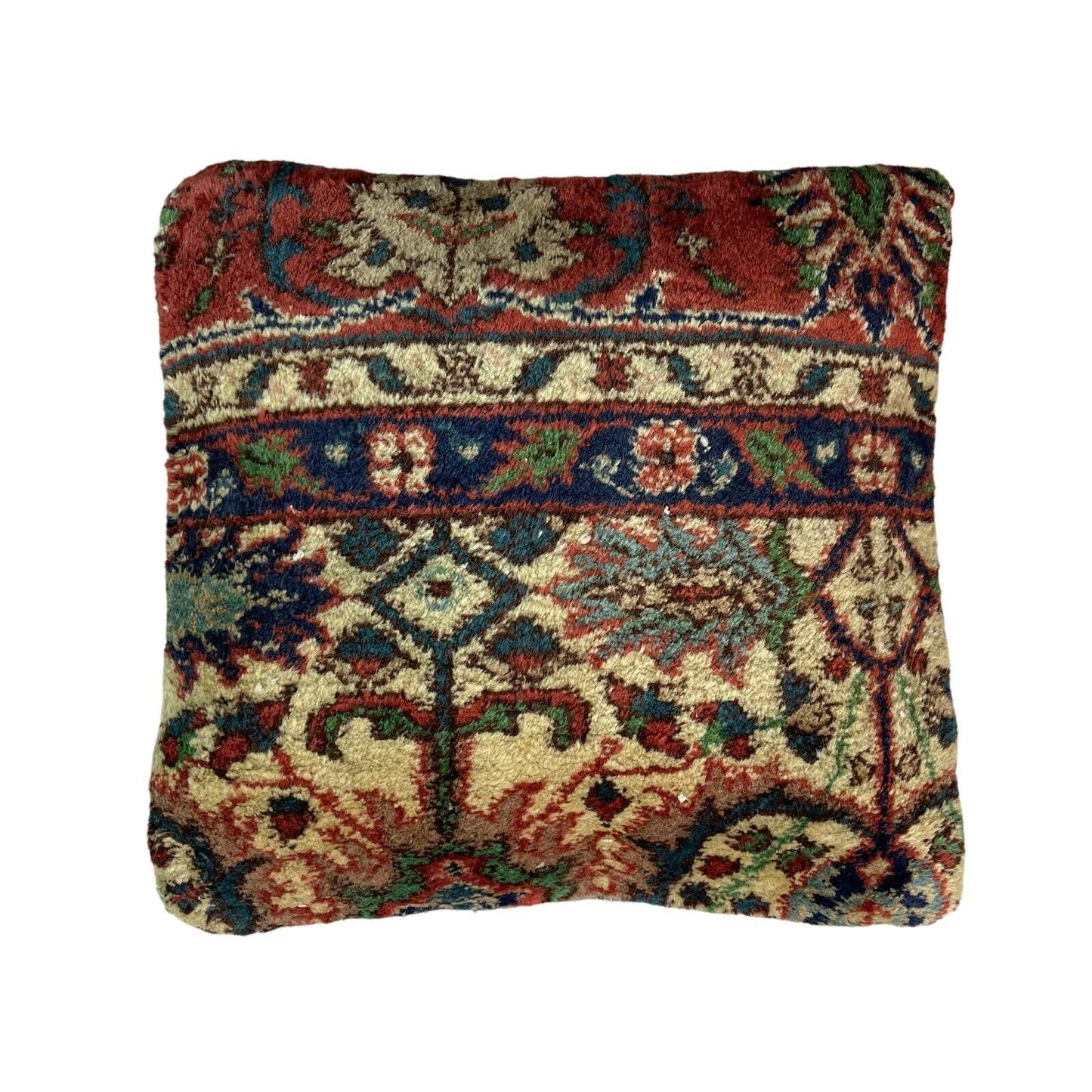 45 x 45 cm , Vintage Turkish Cushion Cover , Vintage Handgemachte Kissenbezug