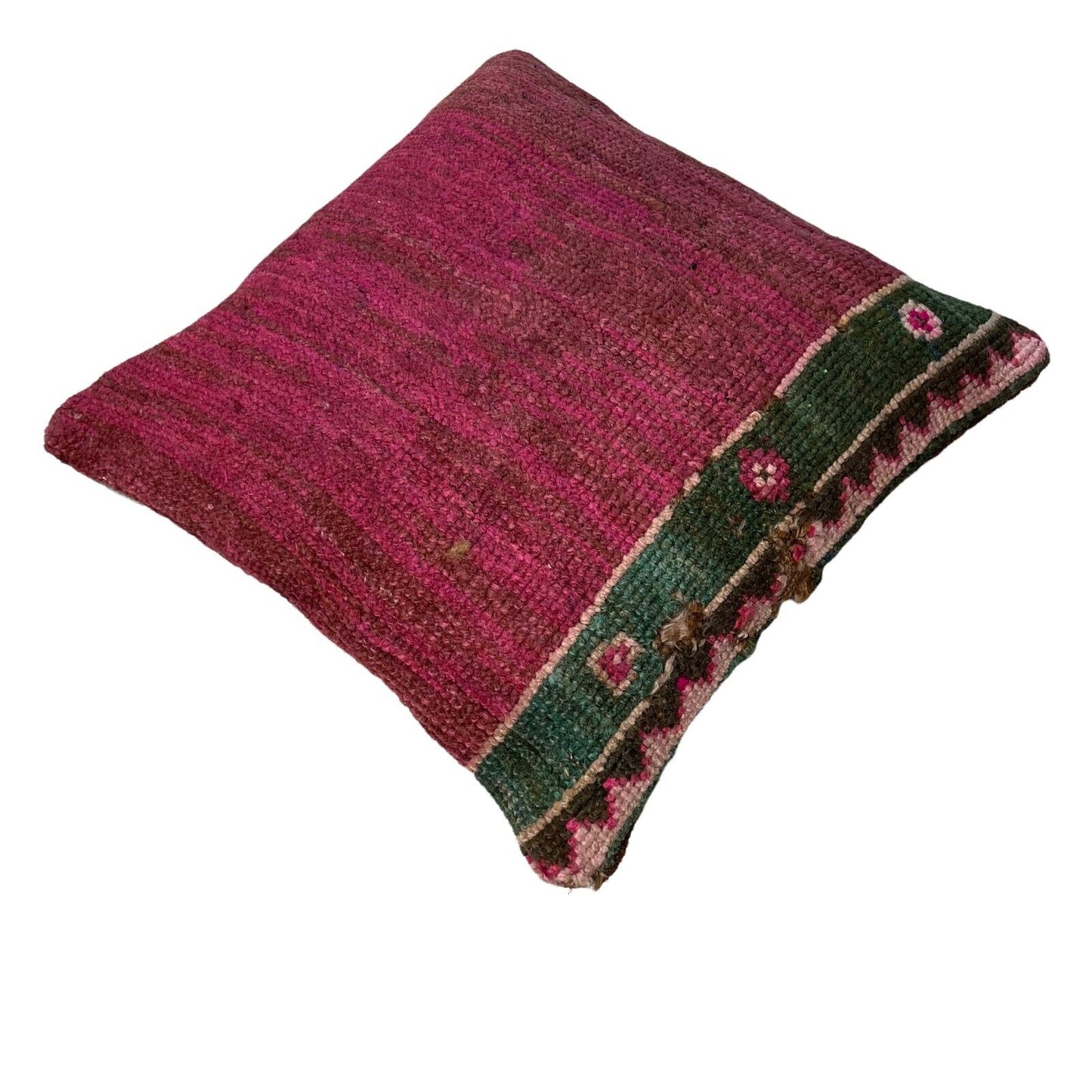 45 x 45 cm , Vintage Turkish Cushion Cover , Vintage Handgemachte Kissenbezug