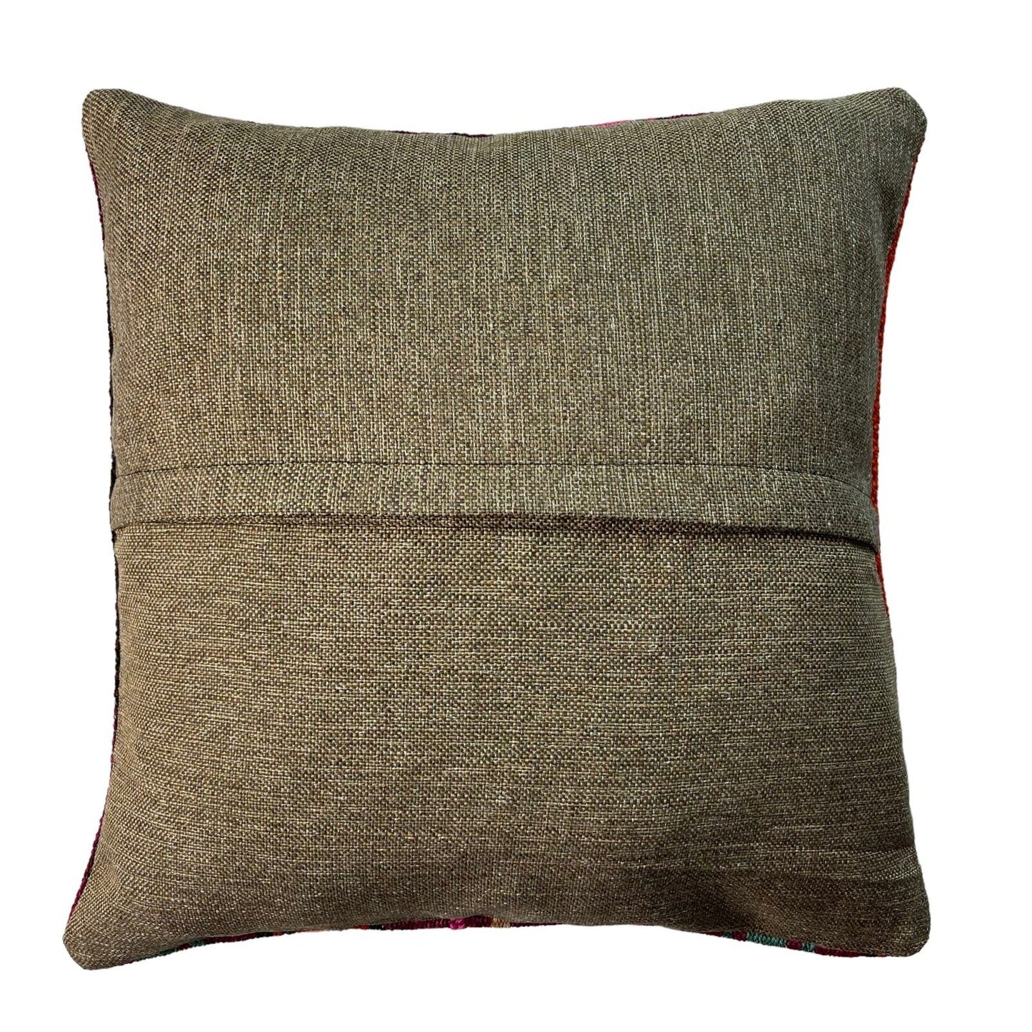 Einzigartige Kelim-Kissen,Turkish Kilim Pillow,16'×16' Funda De Cojín Kilim