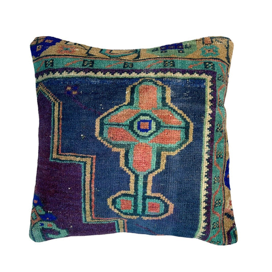 45x45 cm  , Vintage Türkisch Kissenbezug ,  18'' x 18'' Vintage Cushion Cover