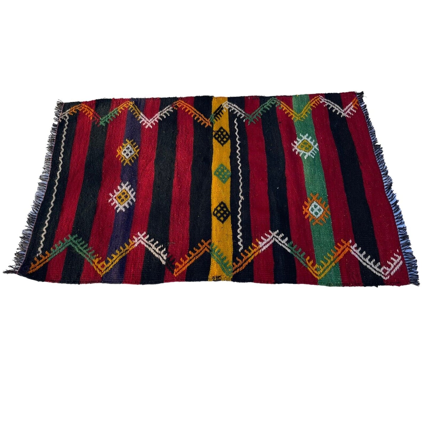 Traditional Turkish Kilim Rug,Vintage Kelim Teppich 137x100 Cm