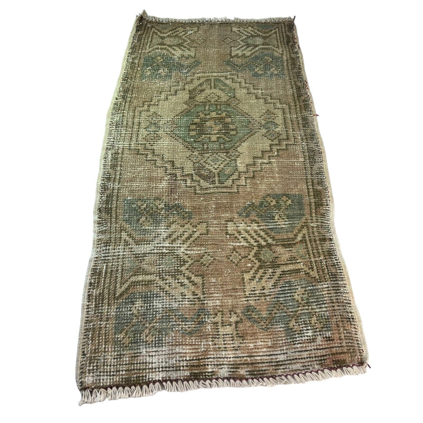 Traditionelle Vintage türkische Teppich, Vintage Turkish Rug  97X 50 cm