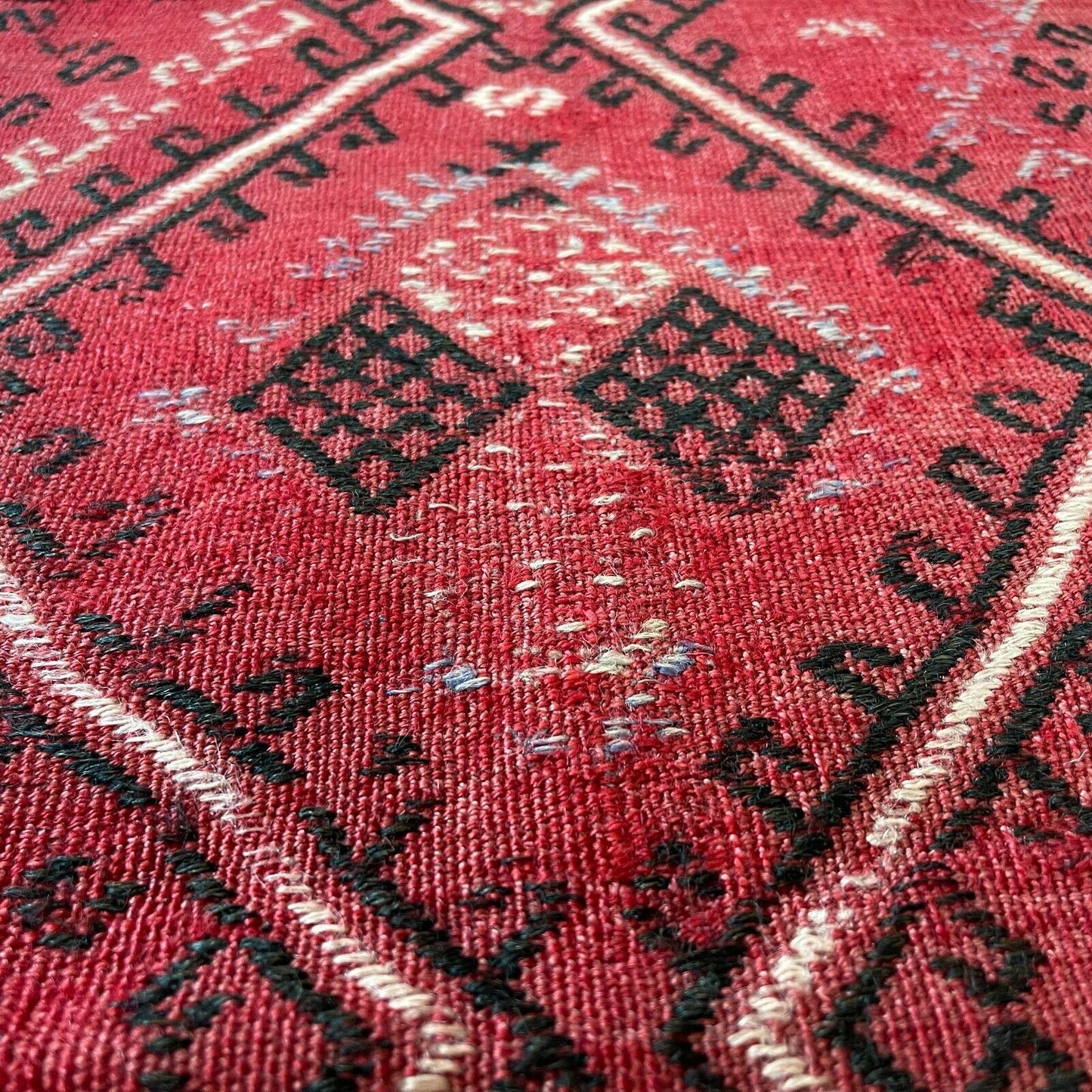 Traditionelle türkische Kelim Teppich, Vintage Turkish Kilim Rug 84x44 cm